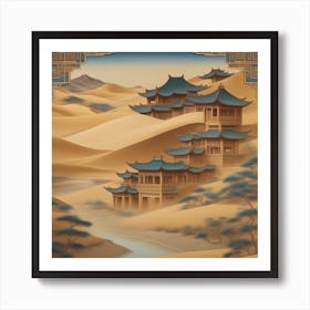 Chinese Village Art Print