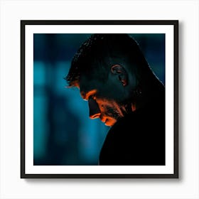 Man In The Dark Art Print