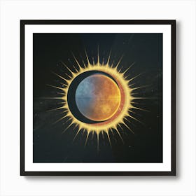 Sun And Moon Art Print