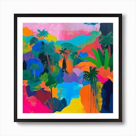 Abstract Travel Collection Dominica 3 Art Print
