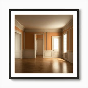 Empty Room Without Door Art Print