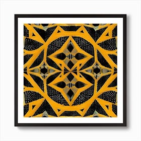 Abstract Geometric Pattern 4 Art Print