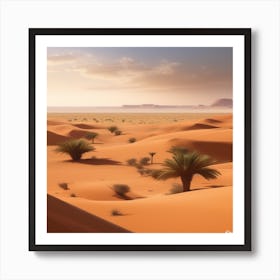 Desert Landscape 101 Art Print