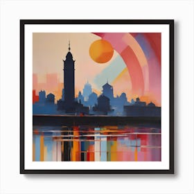 Cityscape Art Print