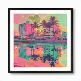 Miami Print Art Print