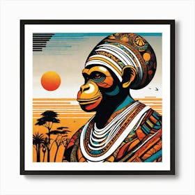 African Woman Art Print