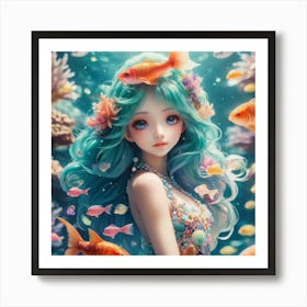 Mermaid 3 Art Print