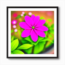 Pink Flower 4 Art Print