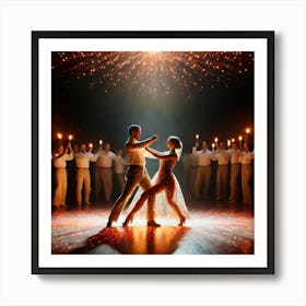 Dancers In The Dark 3 Art Print