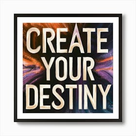 Create Your Destiny 1 Art Print