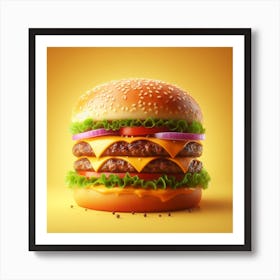 Burger5 Art Print