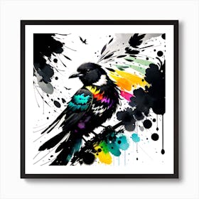 Colorful Bird 4 Art Print