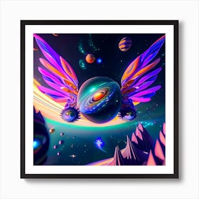 Psychedelic Art 15 Art Print