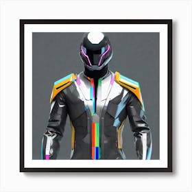 Futuristic Suit 4 Art Print