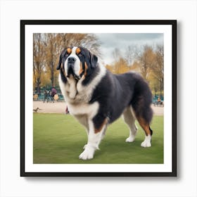 Bernese Mountain Dog Art Print