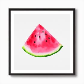 Watermelon Watercolor Artwork 1 Art Print