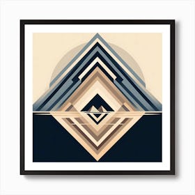 Geometric Triangle Art Print