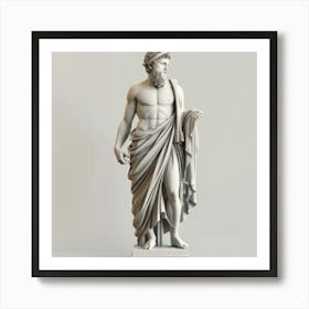 Old Greek Statue Art Print