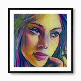 Portrait Of A Woman 19 Art Print