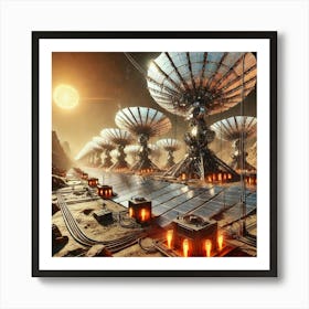 Solar Arrays Art Print