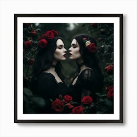 Gothic Women 8 Art Print