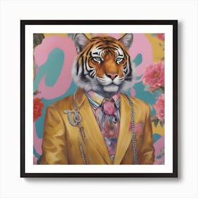 Tiger Man Art Print