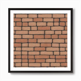 Brick Wall 30 Art Print