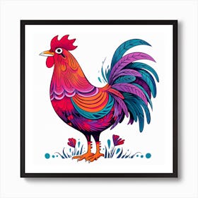 Rooster 2 Art Print