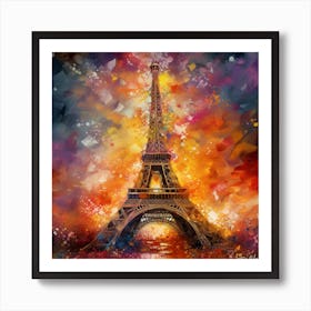 Paris Eiffel Tower 1 Art Print