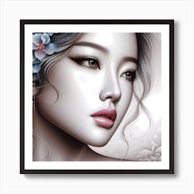 Asian Beauty Art Print