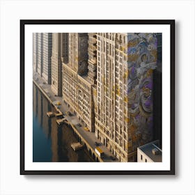 Chicago Skyline 2 Art Print