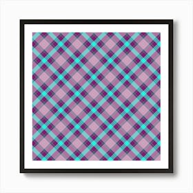 Plaid Pattern 18 Art Print