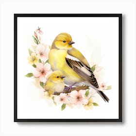American Goldfinch Mother's Day Art Print