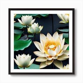 Lotus Flower 84 Art Print