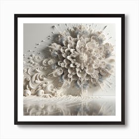 Paper Flower Art Print