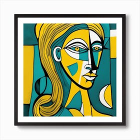 Picasso Woman Art Print
