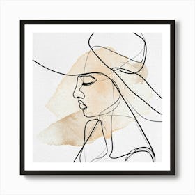 Woman Portrait 2 Art Print