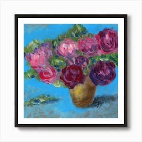 Purple Flowers Art Print