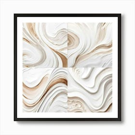 Swirls And Swirls abstract painting art Art Print