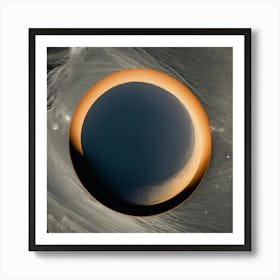 Saturn'S Moon Art Print