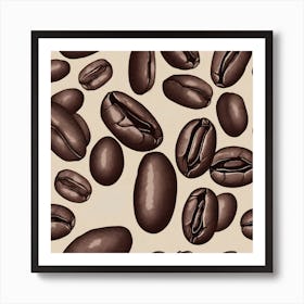 Coffee Beans 14 Art Print