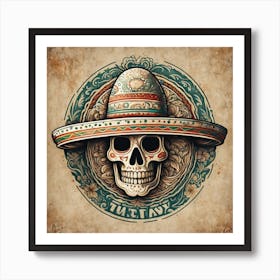 Mexican Skull 65 Art Print