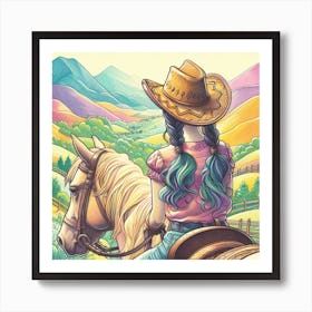 Horse heaven Art Print
