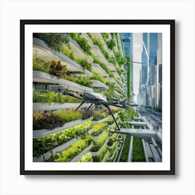 Urban Farming In New York City Art Print