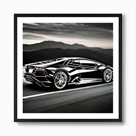 Lamborghini 64 Art Print