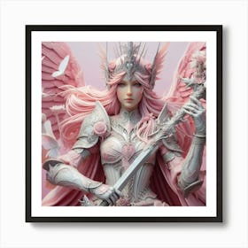 Angel Of The Sky 2 Art Print