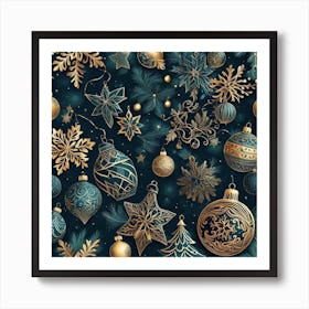 Christmas Background 5 Art Print