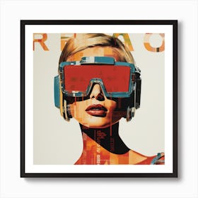 Fashion VR Woman Art Print