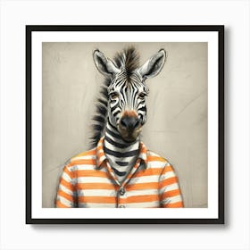 Zebra 9 Art Print