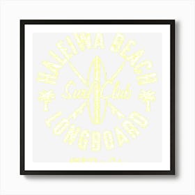 Hawaii North Shore Haleiwa Beach Surf Club Art Print